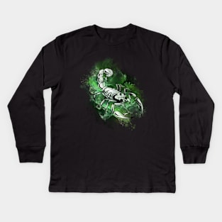 Scorpion Artwork - Poison Kids Long Sleeve T-Shirt